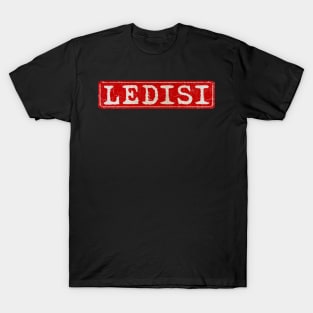 vintage retro plate Ledisi T-Shirt